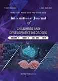 Coverpage of International Journal of Childhood and Development Disorders