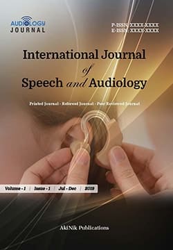 Coverpage of audiology journal